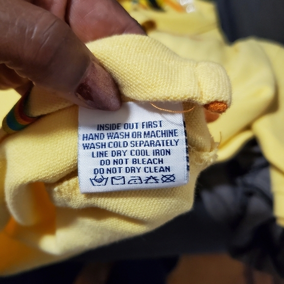 Vintage 90s Coogi Mens Yellow Polo Shirt Short Sleeves Cotton Size 3X - Picture 12 of 12